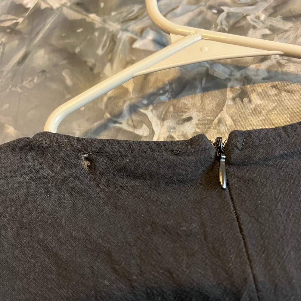 Boohoo Black Linen Twist Tie Playsuit Jumpsuit Romper 8 - Picture 5 of 9